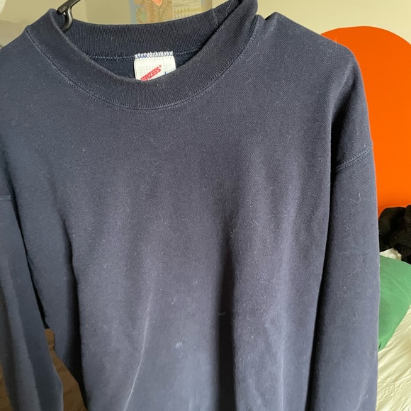 Navy blue crew neck - Picture 2 of 3